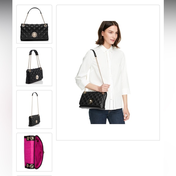 Kate Spade Astor Court Cynthia Shoulder
Bag. Black Leather. EUC - Picture 5 of 16